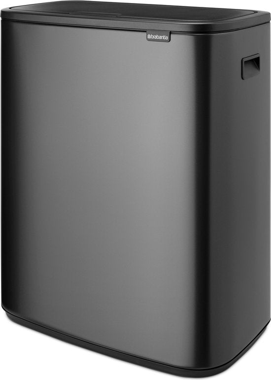 Brabantia Bo Touch Bin Poubelle - 1 compartiment - 60 litres - Confident Grey