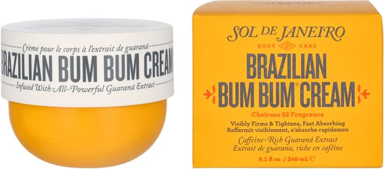 Sol de Janeiro Brazilian Bum Bum Cream - Crème pour le corps avec caféine pour une peau ferme - 240ml