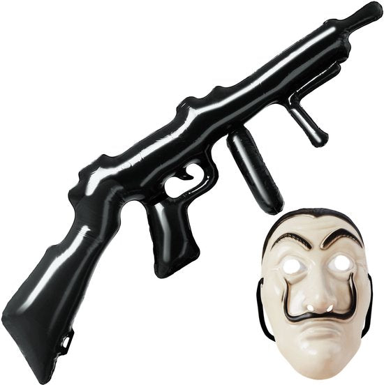 dressforfun - La Casa de Papel - Money Heist - unisex costume masqué de braqueurs de banque - L - Vêtements de déguisement carnaval - Halloween - Vêtements de déguisement - Vêtements de carnaval - Fête - Vêtements de fête