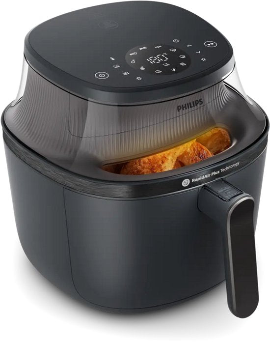 Philips 3000 Series Airfryer - 7,2L - RapidAir Plus - Fenêtre - NA340/00