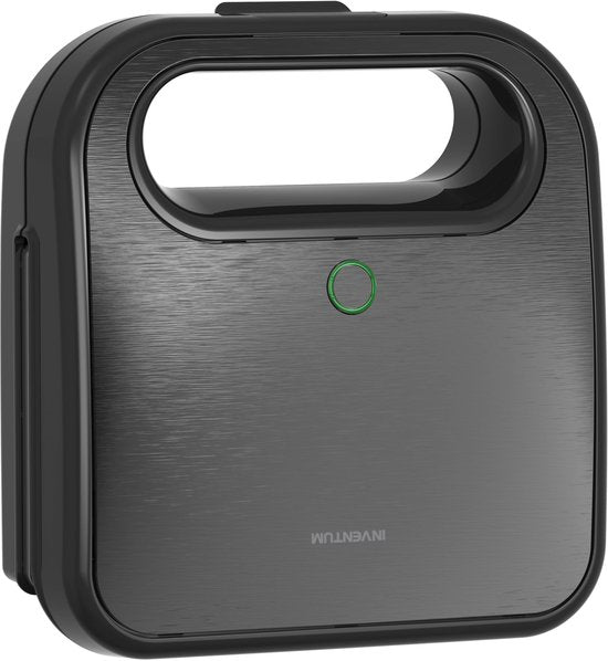 Inventum SG750B - Fer à toasti - Gril à panini - Gril 22,4 x 13 cm - Sans PFAS - Toasti maker - 750 watts - Noir