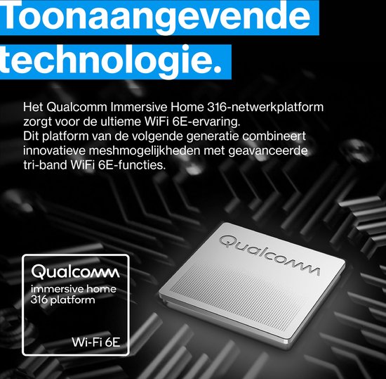 Linksys MX6202 Velop Pro - Mesh WiFi - Amplificateur WiFi - WiFi 6E - 5400 Mbps - 2-Pack - Blanc