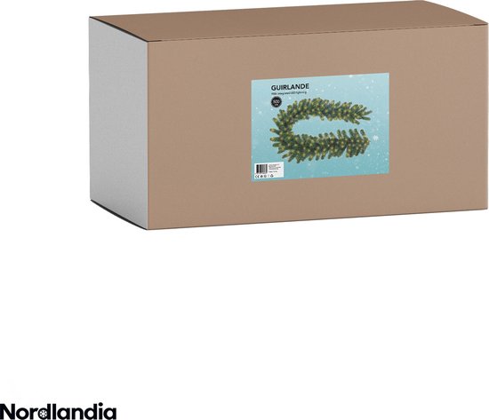 Nordlandia Guirlande Avec Lumières - Timer - Décoration de Noël - 500CM - Guirlande de Noël - Décoration de Noël - 100 LED - Batterie