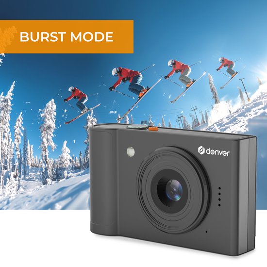 Denver Caméra numérique Full HD - 48MP - Caméra Vlog - Photo et vidéo - Caméra - DCA4811B