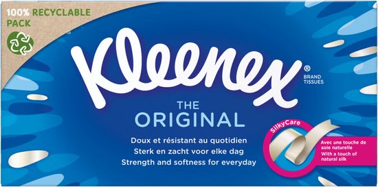Mouchoirs Kleenex - L'original - 72 pièces - blanc