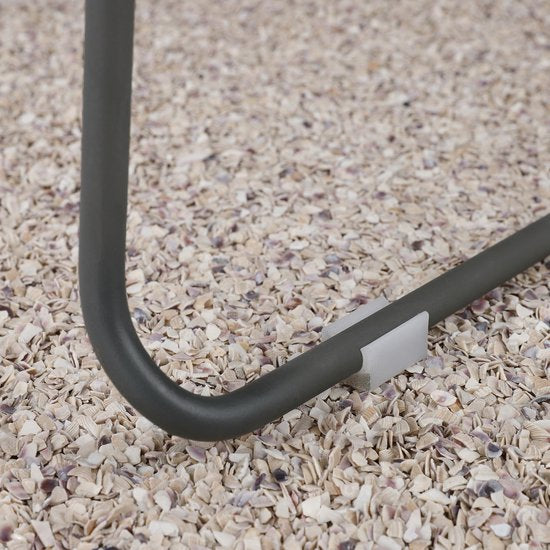 Mica Decorations Chaise de jardin Bueno - L53 x L55 x H77 cm - Gris