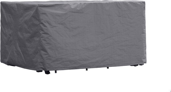 Perel Housse extérieure pour set de jardin, grise, rectangulaire, 165 cm x 135 cm x 95 cm