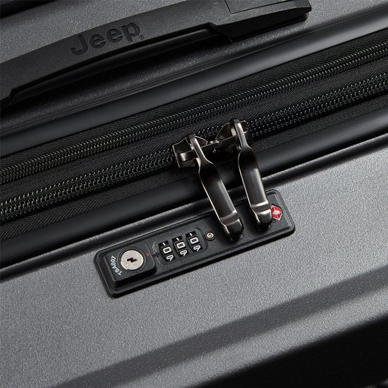 Jeep Suitcase Deluxe Large 76 cm Expandable Anthracite