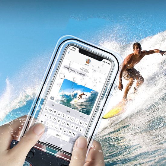 Travelhawk Waterproof Phone Cases - Drybag Set of 2 - Underwater Case - Waterproof phone pouch - Convient à tous les Smartphones - Egalement pour passeport et cartes de débit - Transparent - Eau - Vacances - Natation - Téléphone - Waterproof