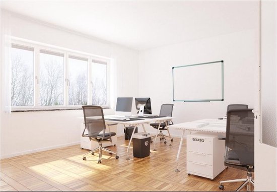 BRASQ Tableau blanc 90x120cm