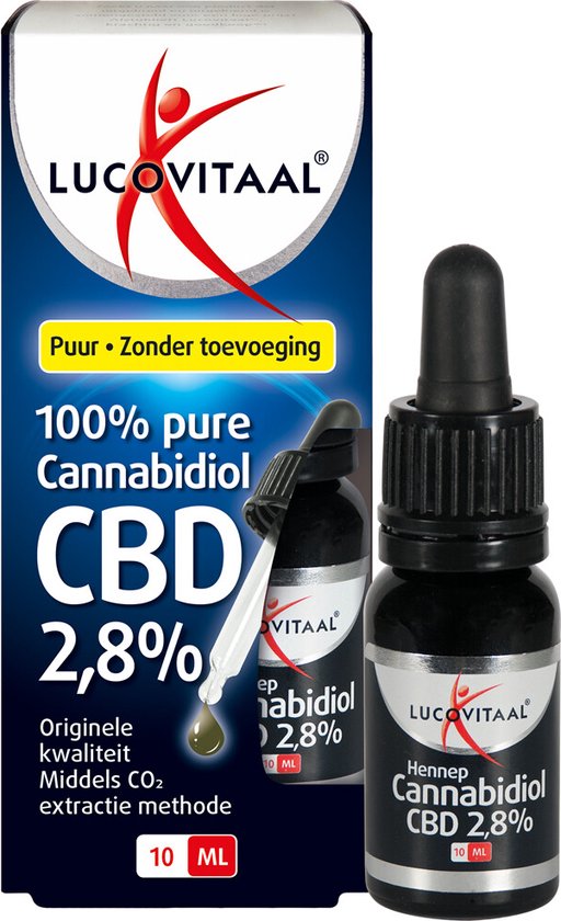 Lucovitaal Hemp Cannabidiol CBD 2.8% Supplément nutritionnel - 10 millilitres