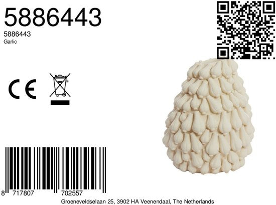 Light & Living Vase Ail 47cm - Crème