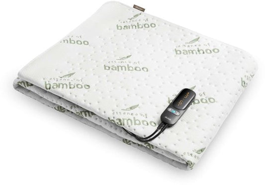 Couverture électrique Duux Snooze en bambou - 6 positions - 90x200 cm