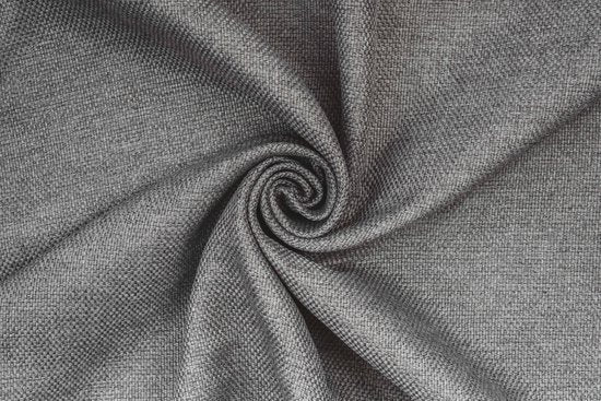 Larson - Rideau occultant tissé de luxe - Anneaux - Gris foncé - 300 x 250 cm - occultant & prêt-à-porter