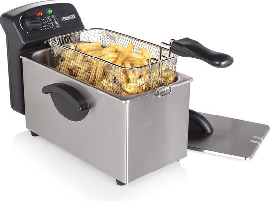 Friteuse 3 litres - Princess 182626 Family Castel friteuse 3 litres - Zone froide - Capacité 3 litres - friteuse Princess - 2000W