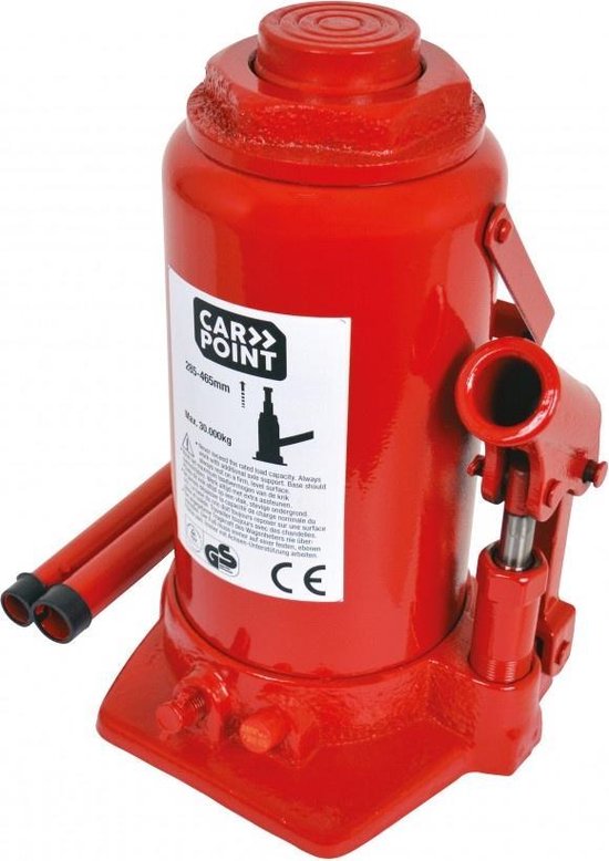 Carpoint Hydraulic Pot Jack 30 Ton | Jack 30,000KG pour voiture, caravane, remorque