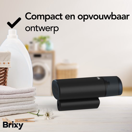 Brixy Clothes Steamer - Powerful Hand Steamer - Steamer Clothes and Furniture - Including Storage Bag - Anthracite