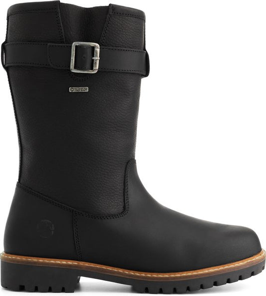 Travelin' Finnmark - Bottes imperméables pour hommes - Doublées de laine - Noir