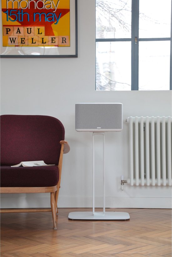 SoundXtra SDXDH250FS1011 support d'enceinte Floor Aluminium, Steel White