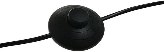 Mexlite - Lampe suspendue Bikkel XL - 152 x 185 cm - Noir mat - Design industriel - Raccord E27 - Lampe d'usine robuste