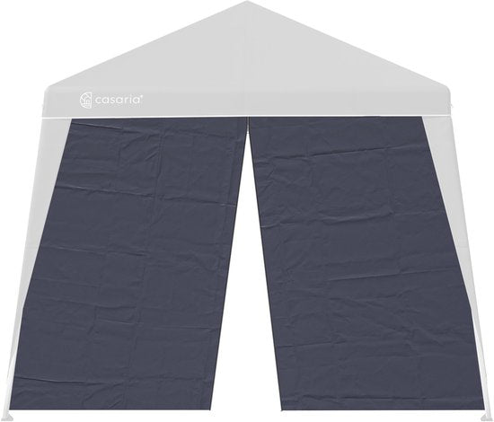 Casaria Side Wall Pavilion Set of 2 - 3x3m Party Tent Side Panel - Anthracite