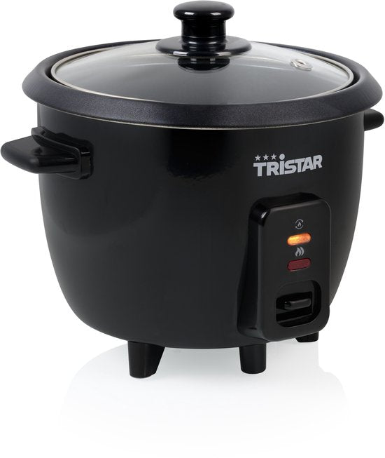 Cuiseur de riz Tristar 0.6L - RK-6141 - 3 personnes - Compact, économique, facile à nettoyer - Fonction maintien au chaud