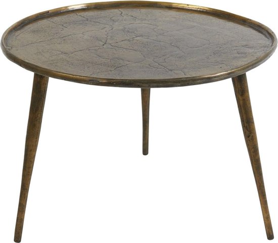 Light & Living Table d'appoint Babina - Bronze antique - Ø59cm - Industriel,Luxe