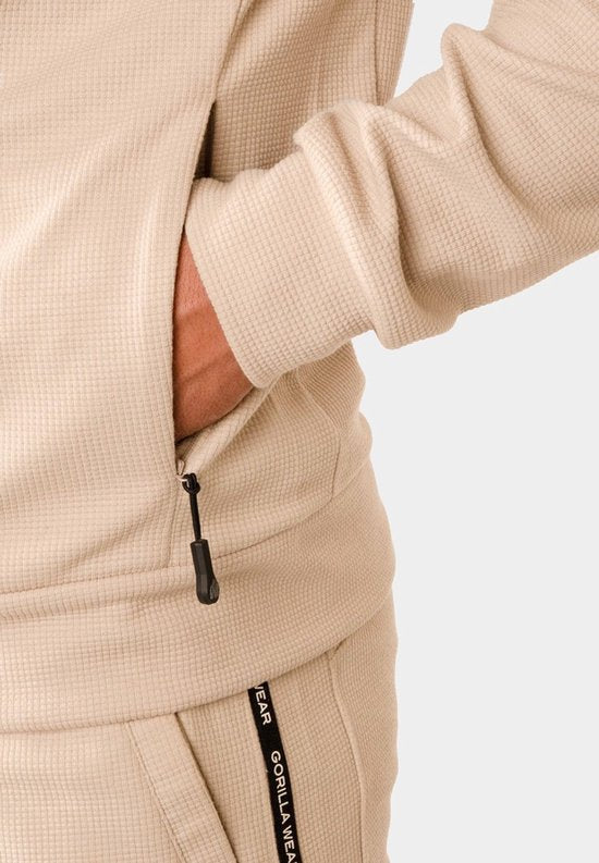 Gorilla Wear - Veste d'entraînement Harvey - Beige - L