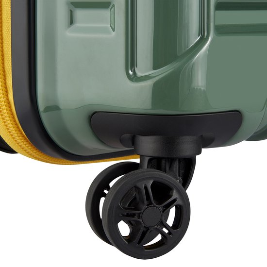 DELSEY PARIS Rempart Expandable 4 Double Rollers Trolley 73 Army Dark Green