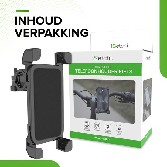 iSetchi Support de téléphone - Vélo et scooter - Anti-chocs
