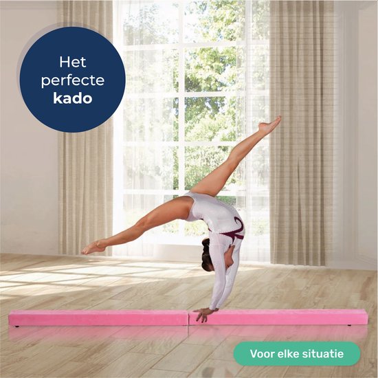 Poutre gymnastique - ProSkill - 210cm - Poutre d'équilibre - Pour la maison - Pliable