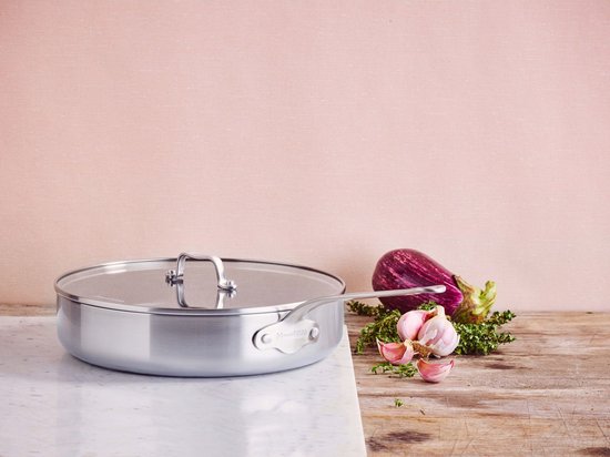 Casserole avec couvercle Mauviel - diamètre de 28 cm - Gris