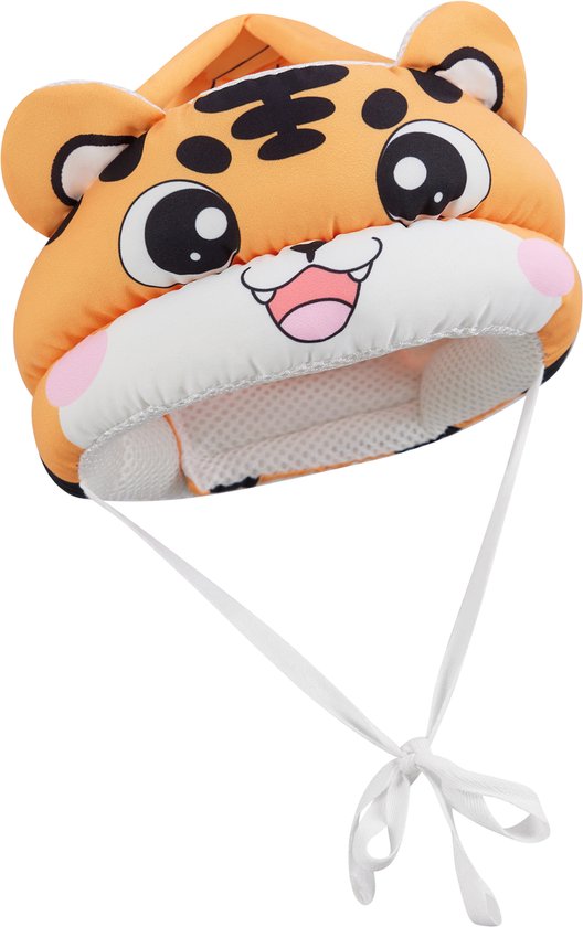 Casque de sécurité pour bébé - Protection de la tête avec coussin confortable - Léger, respirant et ajustable - Idéal pour les tout-petits qui apprennent à marcher - Tiger