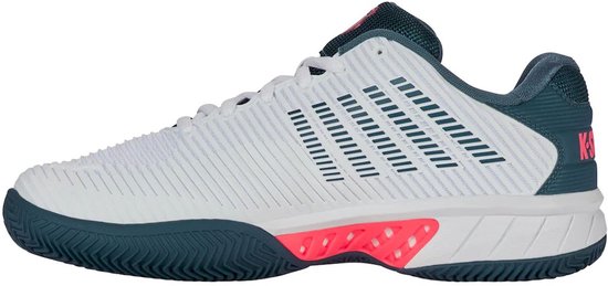 K-SWISS - hypercourt express 2 clay - Chaussures de tennis gravier hommes - Blanc, bleu