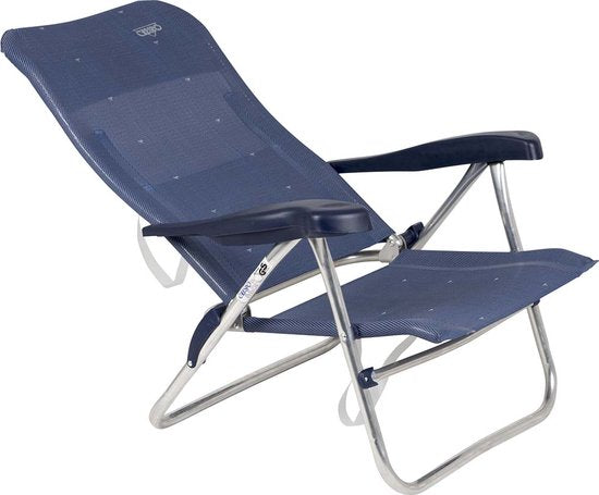 Crespo - Chaise de plage - AL/205 - Bleu foncé