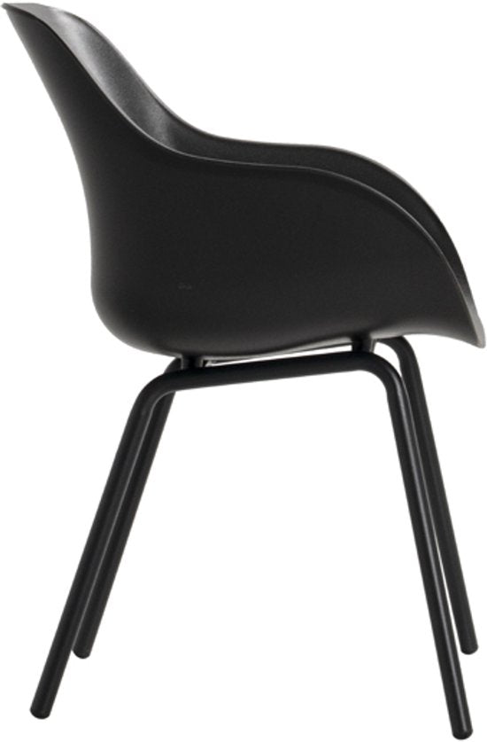 Hartman Sophie elegance garden chair - Black - set of 2 - black rondo base