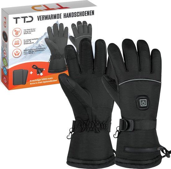 TTD® Heated Gloves XL - Gants chauffants rechargeables