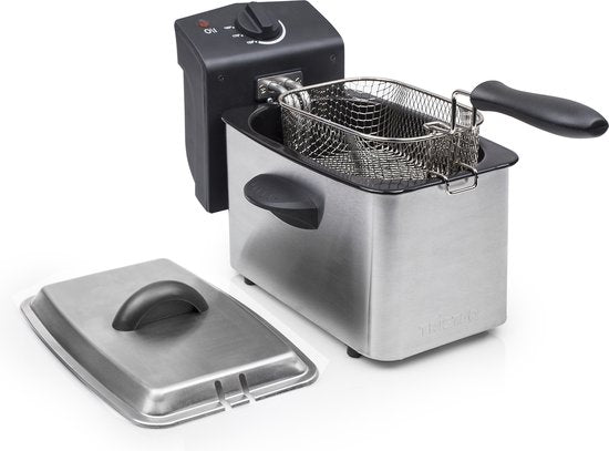 Tristar Fryer FR-6919 - Friteuse petite - Friteuse 2 litres - 800W - Friteuse de camping - acier inoxydable