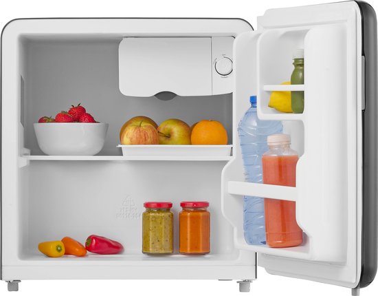 Tomado TRM4701B - Mini réfrigérateur rétro - Mini glacière - Modèle bar - 47 litres - Noir