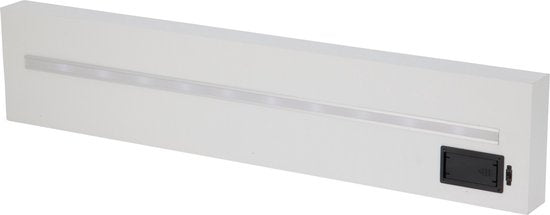 Home&Stylingcollection étagère murale-avec-éclairage-LED-blanc-60 cm