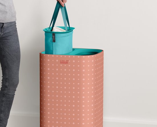 Joseph Joseph - Tota Pop Panier à linge 2x30 litres - Plastique - Orange