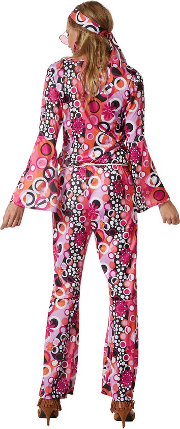 dressforfun - ladies costume hippie flowerpower - L - Costume carnaval - Halloween - Dress up - Party wear - Carnival wear - Party wear