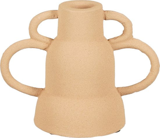 Mica Decorations Bougeoir Vario - L16 x L9 x H12 cm - Métal - Saumon