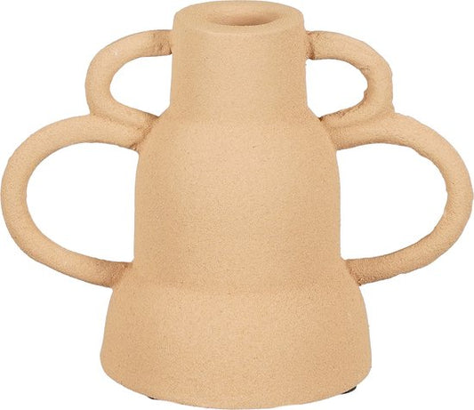 Mica Decorations Bougeoir Vario - L16 x L9 x H12 cm - Métal - Saumon