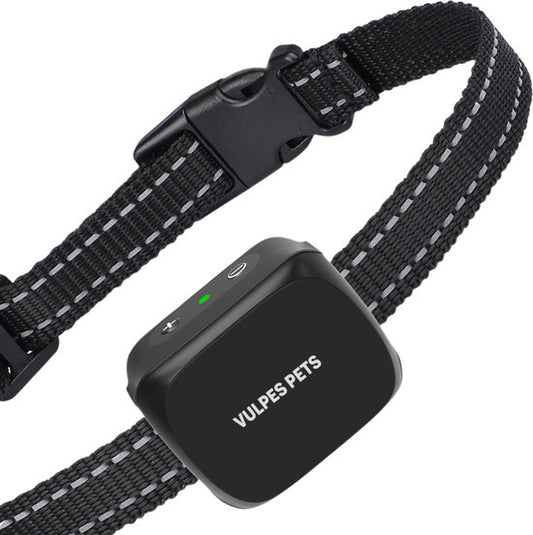 Vulpes Goods® Anti Bark Collar Mini Vulpes Goods® Anti Bark Collar Mini - Collier d'éducation sans choc - Dispositif anti-aboiement pour petits chiens - Étanche - Rechargeable - Vibration et Audio