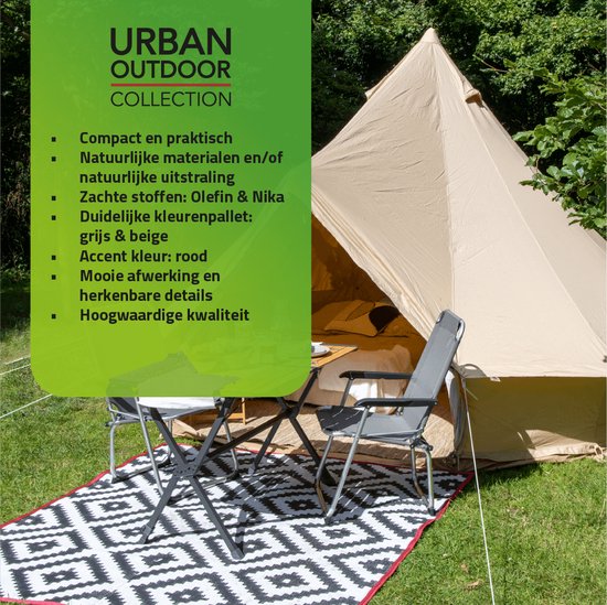 Bo-Camp - Urban Outdoor - Fauteuil relax - Bloomsbury Comfort - Gris
