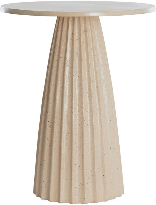 Light & Living Table d'appoint Veglia - Sable - Ø45cm - Moderne