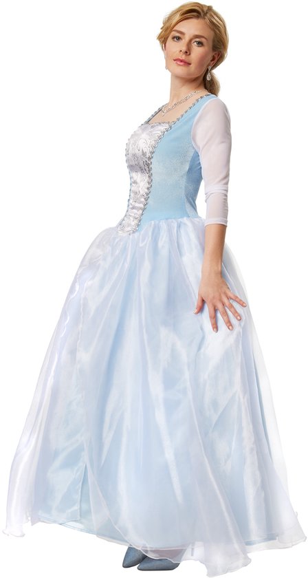 Dressforfun Robe de princesse ornée Cendrillon S - Robe fantaisie costume halloween robe de soirée costume carnaval robe de soirée carnaval - 301883