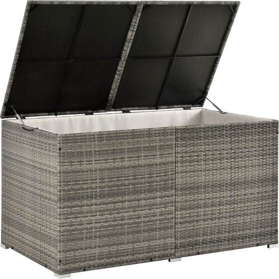 Caisse de stockage 950 ltr avec couvercle et bâche intérieure