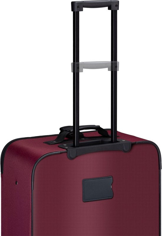 Trolley Travel Case Set / Valise Set Athen - 5-Piece - Bordeaux